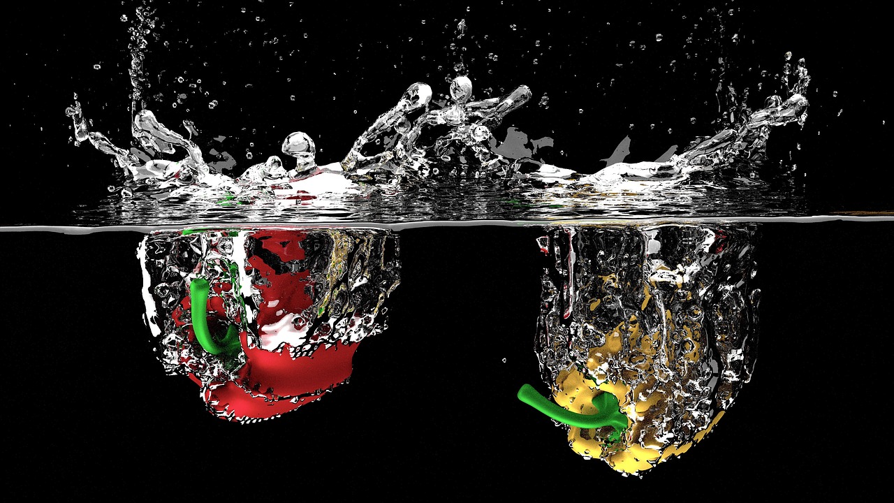 bell-peppers-submerge-vegetables-1302126 bell peppers, submerge, vegetables-1302126.jpg